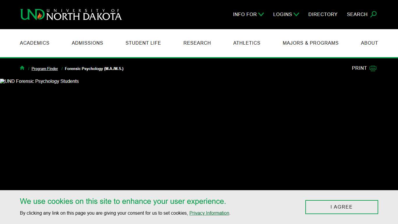 Master's in Forensic Psychology Degree Online & On Campus University of North Dakota